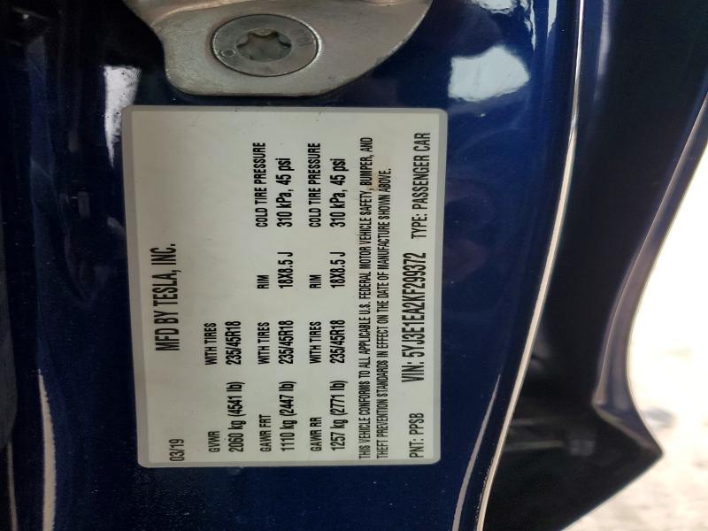 Aukcja sprzedaży 2019 Tesla Model 3, vin: 5YJ3E1EA2KF299372, numer aukcji: 45887476
