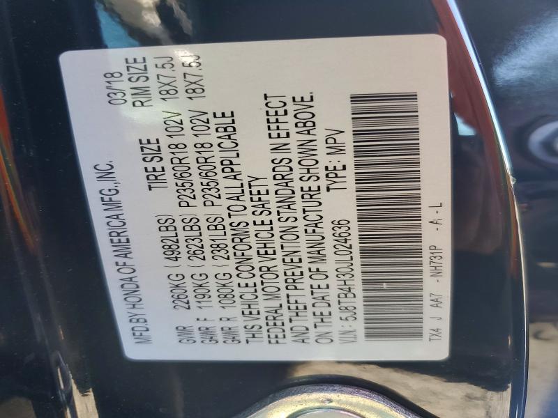 Продажа на аукционе авто 2018 Acura Rdx, vin: 5J8TB4H30JL024636, номер лота: 46576976
