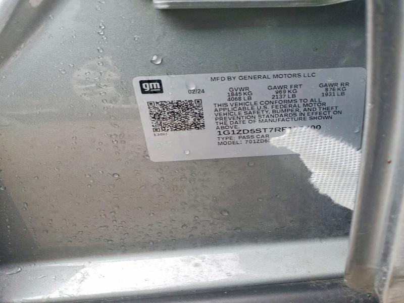 79468955 :رقم المزاد ، 1G1ZD5ST7RF177700 vin ، 2024 Chevrolet Malibu مزاد بيع