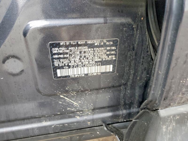 Продажа на аукционе авто 2017 Subaru Forester, vin: JF2SJAECXHH400273, номер лота: 79975295