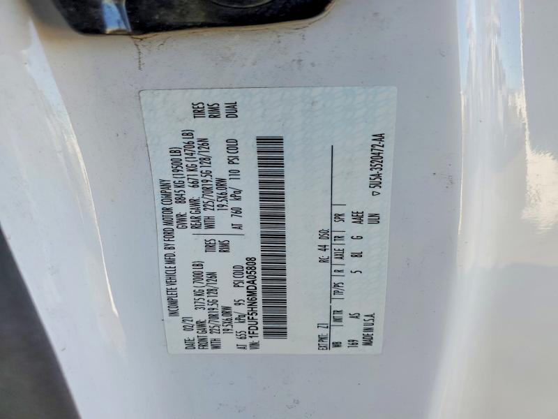 Продажа на аукционе авто 2021 Ford F550 Super, vin: 1FDUF5HN6MDA05808, номер лота: 78989255