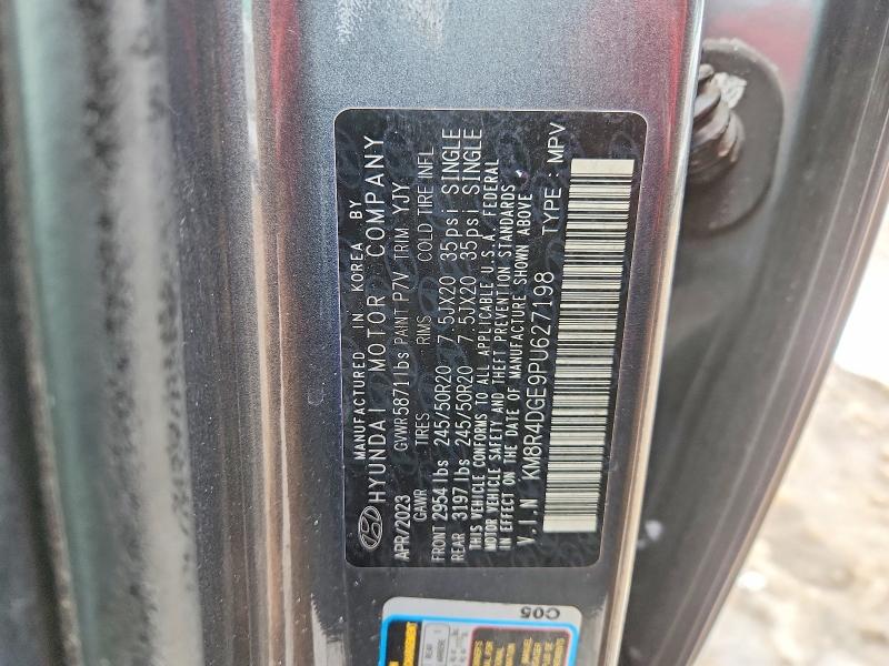Продажа на аукционе авто 2023 Hyundai Palisade, vin: KM8R4DGE9PU627198, номер лота: 46134956