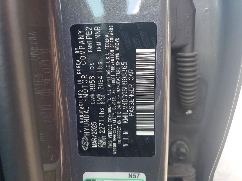 Aukcja sprzedaży 2025 Hyundai Elantra, vin: KMHLM4DG9SU998365, numer aukcji: 47142836