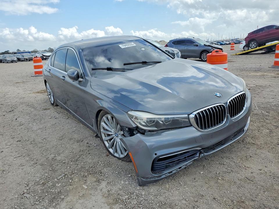 2017 Bmw 740 მანქანა იყიდება აუქციონზე, vin: WBA7E2C5XHG740075, აუქციონის ნომერი: 79492055