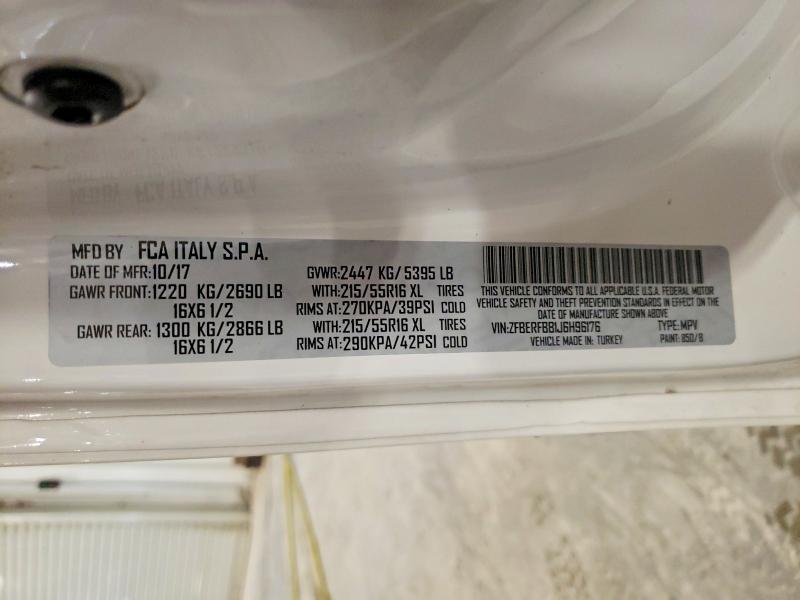 Aukcja sprzedaży 2018 Ram Promaster City, vin: ZFBERFBB1J6H96176, numer aukcji: 46827726