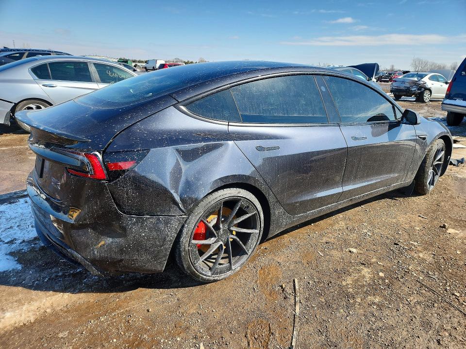 2024 Tesla Model 3 მანქანა იყიდება აუქციონზე, vin: 5YJ3E1ET7RF845448, აუქციონის ნომერი: 46237526