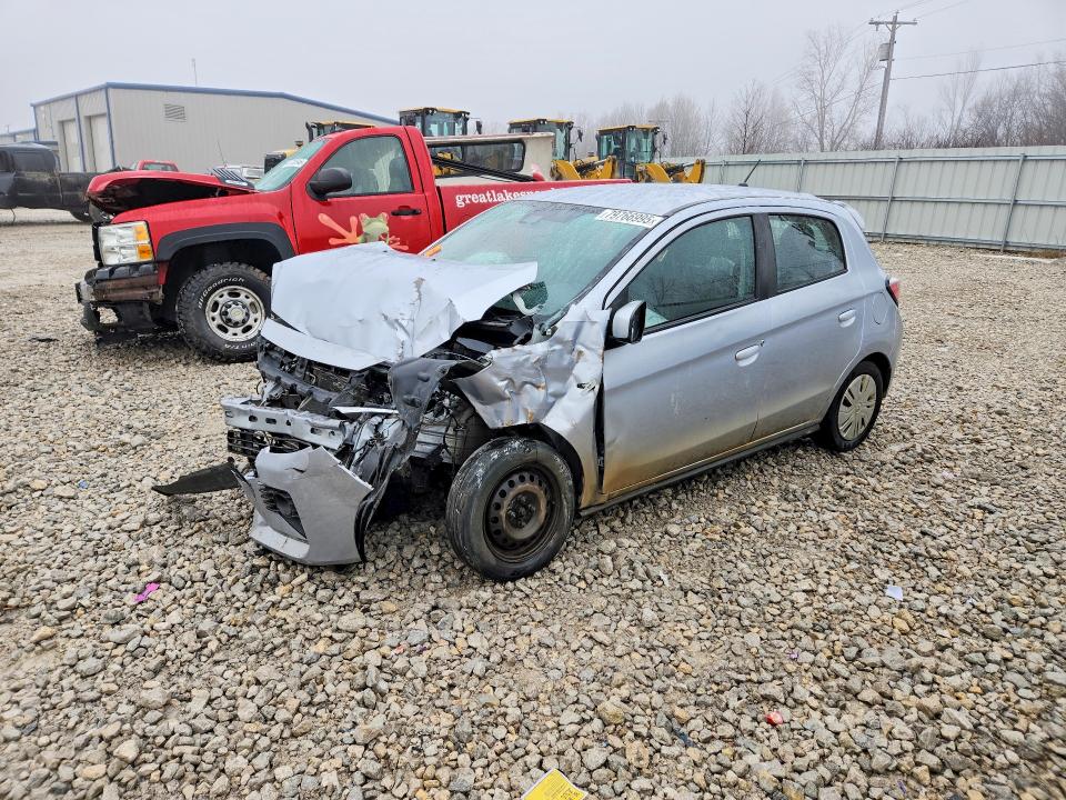 2021 Mitsubishi Mirage მანქანა იყიდება აუქციონზე, vin: ML32AUHJ1MH013215, აუქციონის ნომერი: 79766995