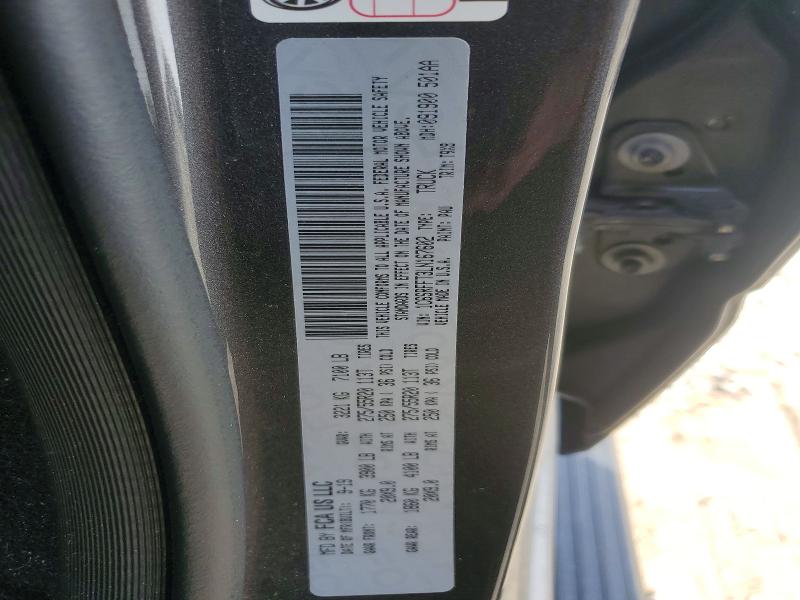 2020 Ram 1500 მანქანა იყიდება აუქციონზე, vin: 1C6SRFFT3LN167602, აუქციონის ნომერი: 79557265