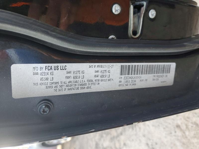 45627276 :رقم المزاد ، 2C3CCAAG4JH191414 vin ، 2018 Chrysler 300 مزاد بيع