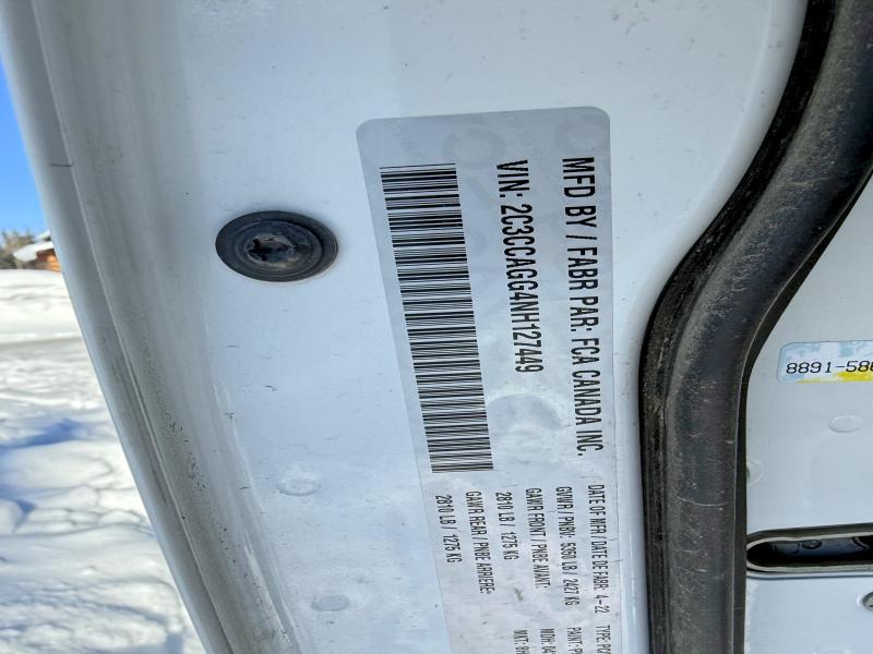 2022 Chrysler 300 მანქანა იყიდება აუქციონზე, vin: 2C3CCAGG4NH127449, აუქციონის ნომერი: 78348275