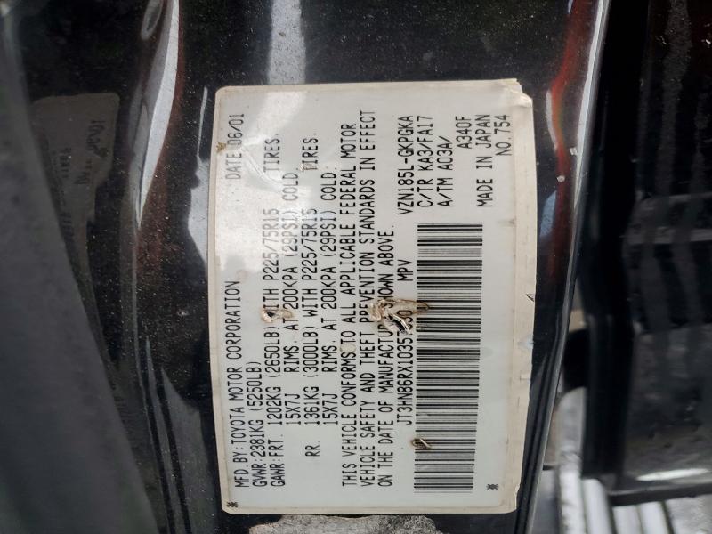 Aukcja sprzedaży 2001 Toyota 4runner, vin: JT3HN86RX10357930, numer aukcji: 45484526