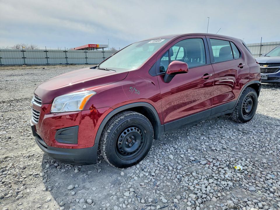 Продаж на аукціоні авто 2016 Chevrolet Trax, vin: 3GNCJKSB1GL260738, номер лоту: 47059096