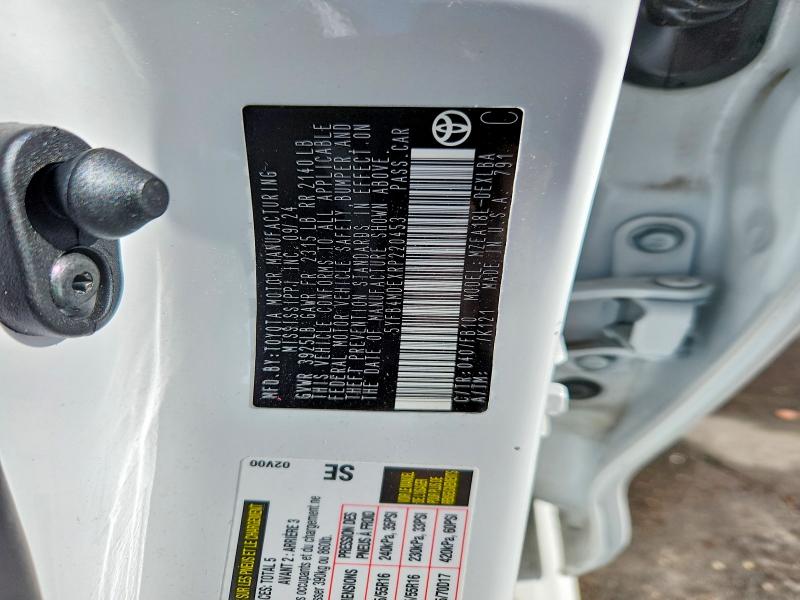 47755806 :رقم المزاد ، 5YFB4MDEXRP220453 vin ، 2024 Toyota Corolla مزاد بيع