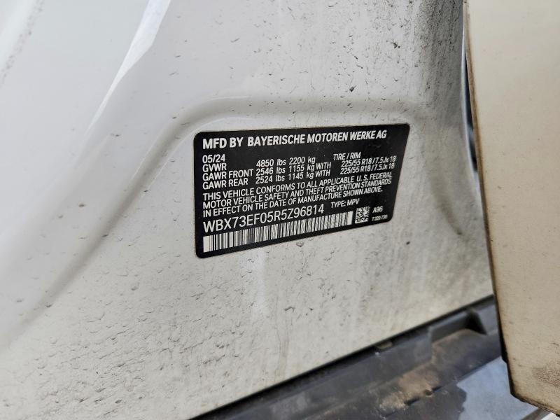 2024 Bmw X1 მანქანა იყიდება აუქციონზე, vin: WBX73EF05R5Z96814, აუქციონის ნომერი: 47592456