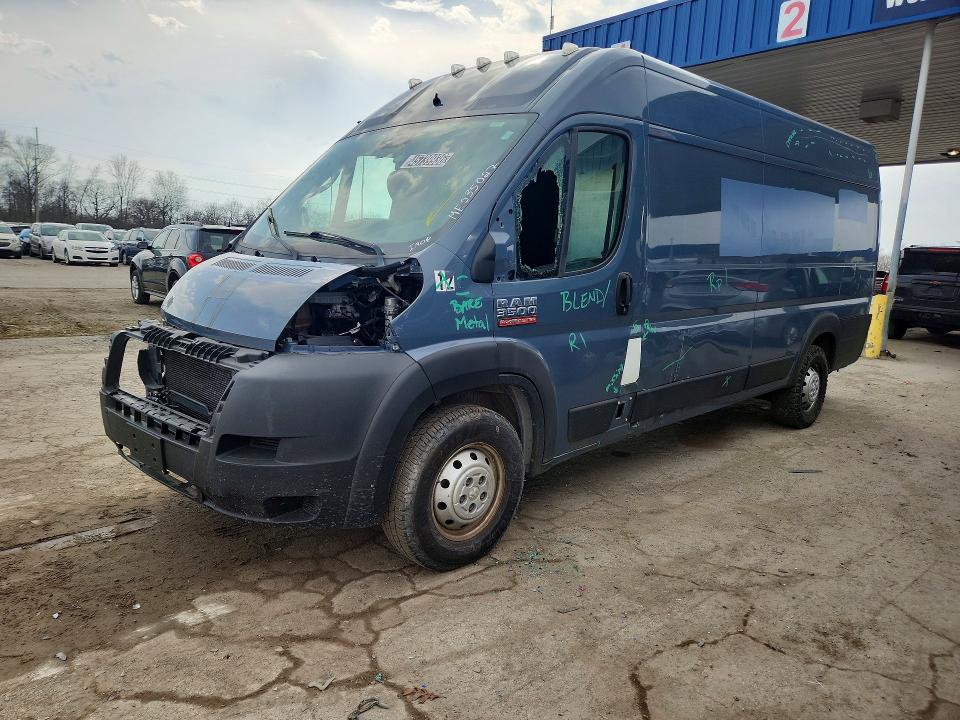 2021 Ram Promaster 3500 მანქანა იყიდება აუქციონზე, vin: 3C6MRVJG2ME535027, აუქციონის ნომერი: 54694696