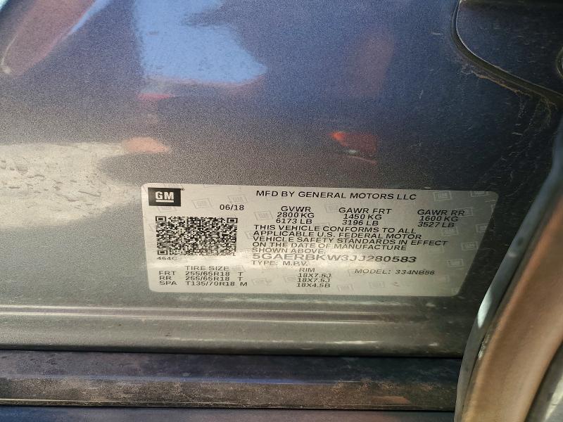 Aukcja sprzedaży 2018 Buick Enclave, vin: 5GAERBKW3JJ280583, numer aukcji: 47622666