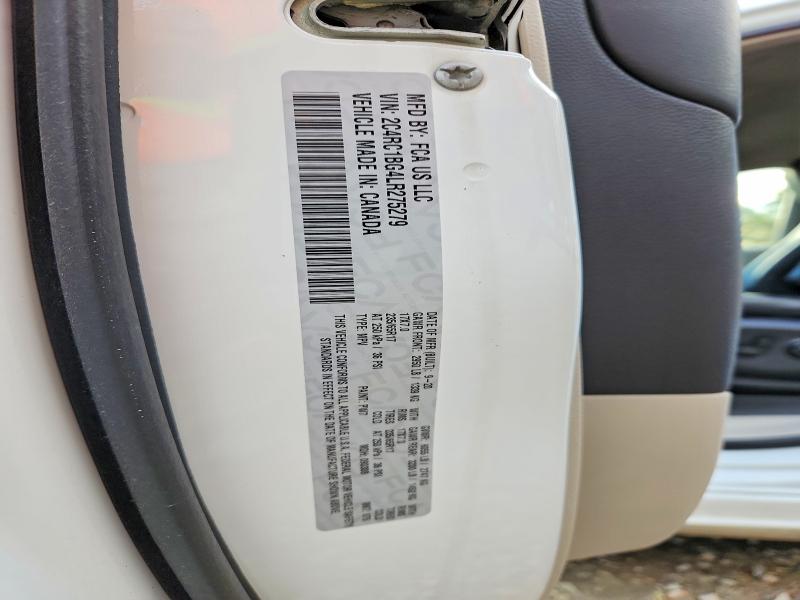 Aukcja sprzedaży 2020 Chrysler Pacifica, vin: 2C4RC1BG4LR275279, numer aukcji: 47350496