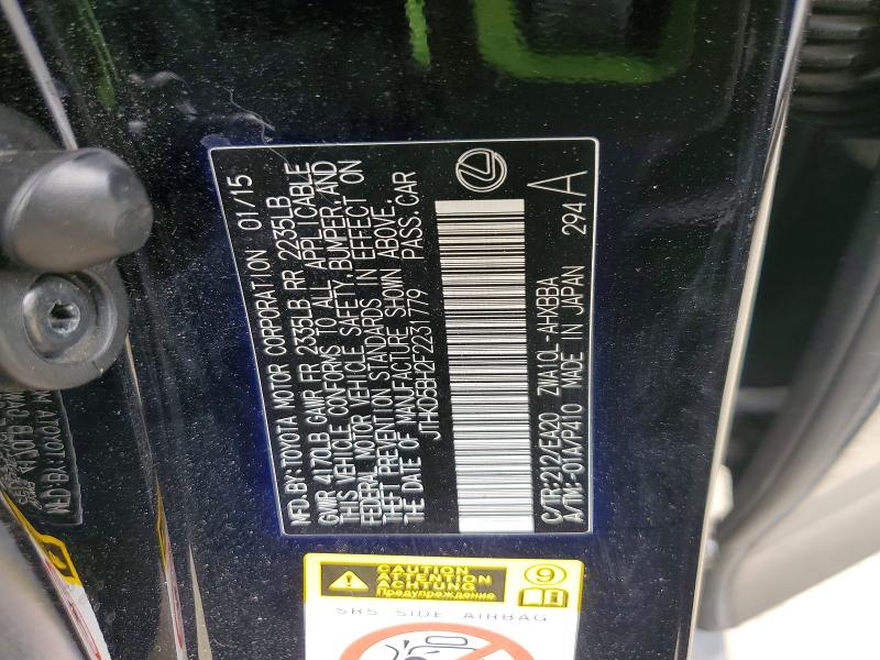 Продажа на аукционе авто 2015 Lexus Ct 200h, vin: JTHKD5BH2F2231779, номер лота: 47197566
