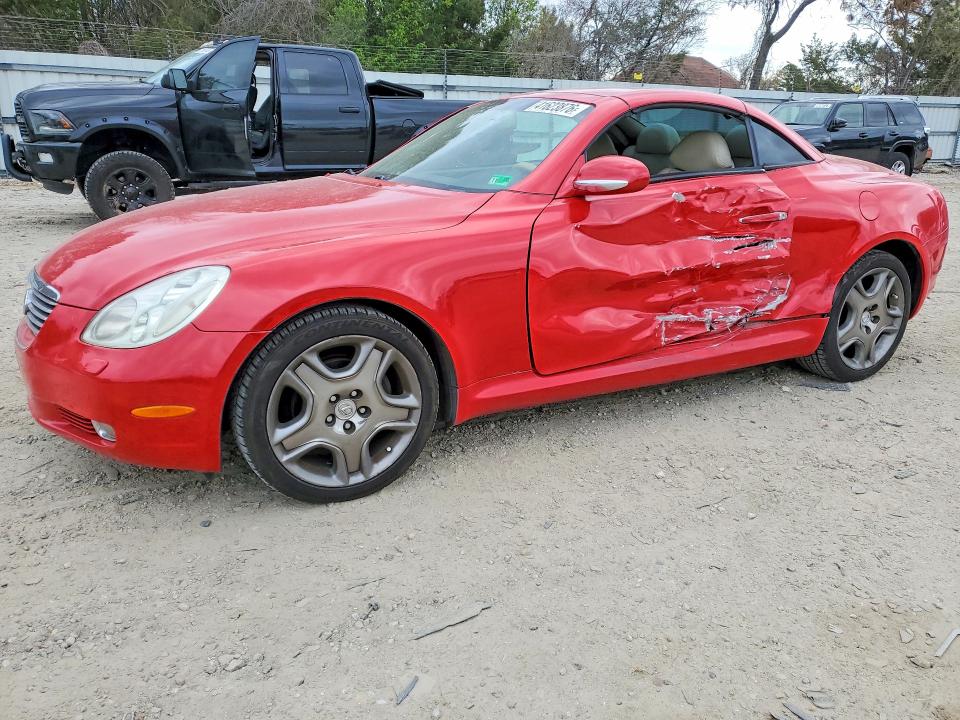 48595306 :رقم المزاد ، JTHFN48Y320006082 vin ، 2002 Lexus Sc 430 مزاد بيع