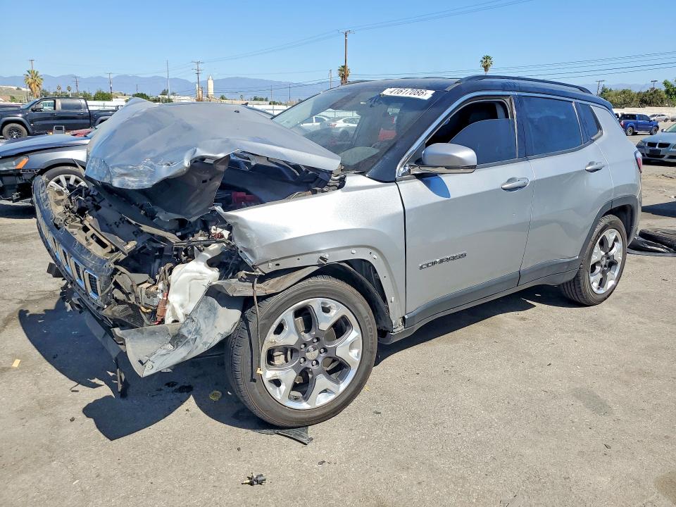 41617086 :رقم المزاد ، 3C4NJCCB3LT108072 vin ، 2020 Jeep Compass مزاد بيع