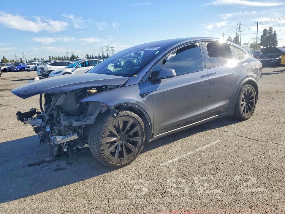 79610705 :رقم المزاد ، 7SAXCBE63NF343234 vin ، 2022 Tesla Model X مزاد بيع
