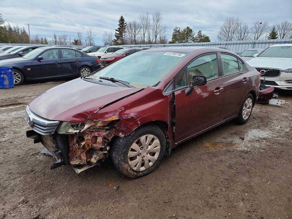 41775776 :رقم المزاد ، 2HGFB2E40CH015532 vin ، 2012 Honda Civic مزاد بيع
