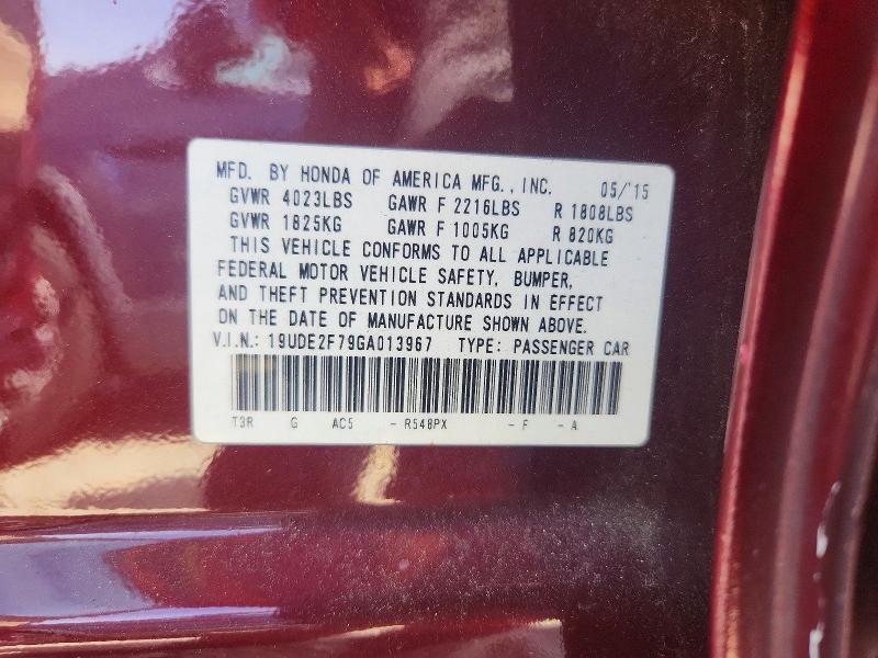 Aukcja sprzedaży 2016 Acura Ilx, vin: 19UDE2F79GA013967, numer aukcji: 46301026