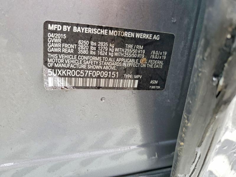 Продажа на аукционе авто 2015 Bmw X5, vin: 5UXKR0C57F0P09151, номер лота: 79439725