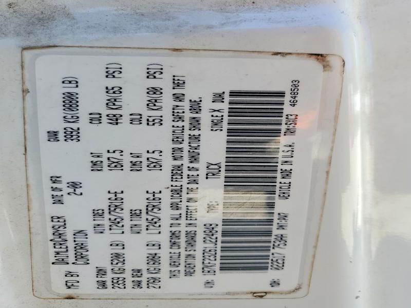 Aukcja sprzedaży 2001 Dodge Ram 2500, vin: 1B7KF23Z61J224849, numer aukcji: 46195476