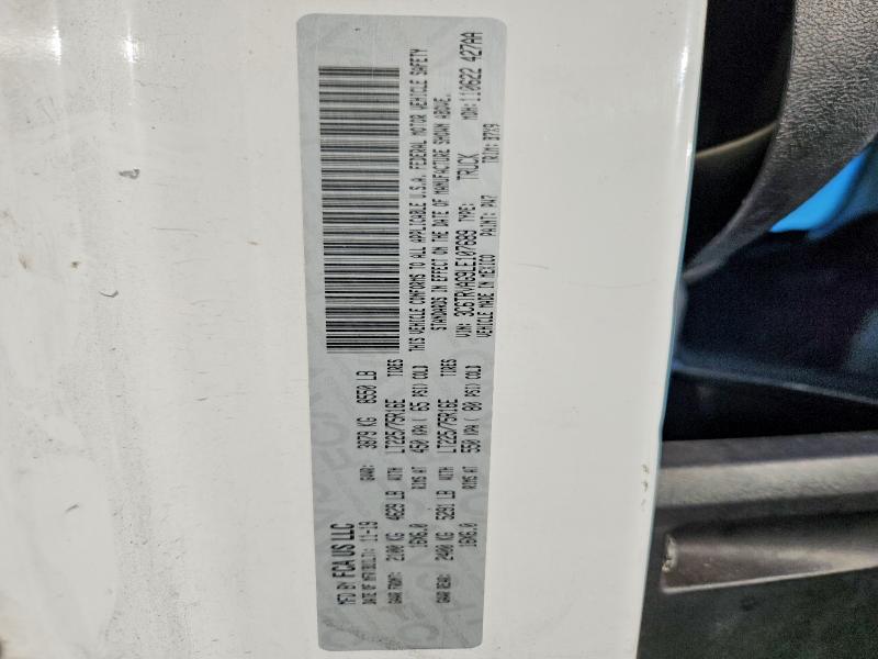 2020 Ram Promaster 1500 მანქანა იყიდება აუქციონზე, vin: 3C6TRVAG9LE107689, აუქციონის ნომერი: 74097655