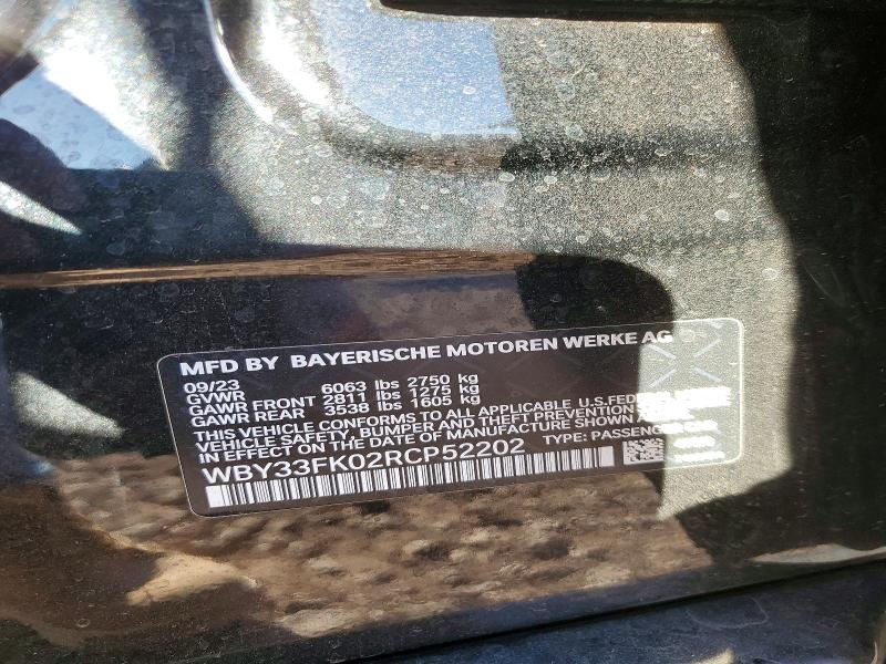 Продажа на аукционе авто 2024 Bmw I5, vin: WBY33FK02RCP52202, номер лота: 46701706