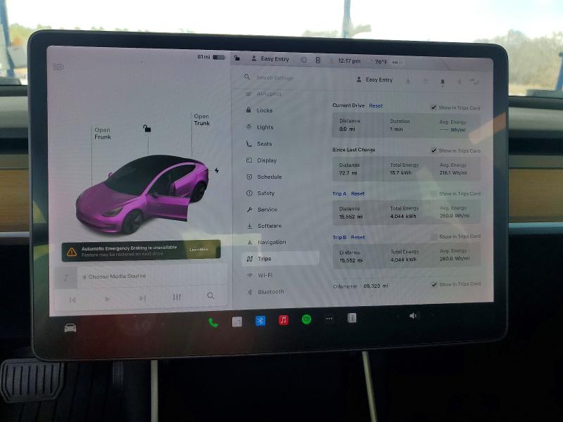 Aukcja sprzedaży 2020 Tesla Model 3, vin: 5YJ3E1EA3LF736622, numer aukcji: 79728315