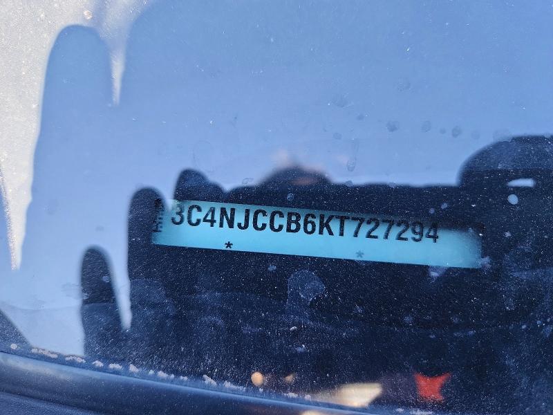 Продаж на аукціоні авто 2019 Jeep Compass, vin: 3C4NJCCB6KT727294, номер лоту: 45999016