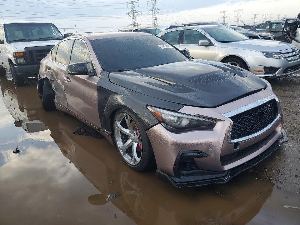 41756026 :رقم المزاد ، JN1BV7AR7EM683057 vin ، 2014 Infiniti Q50 مزاد بيع