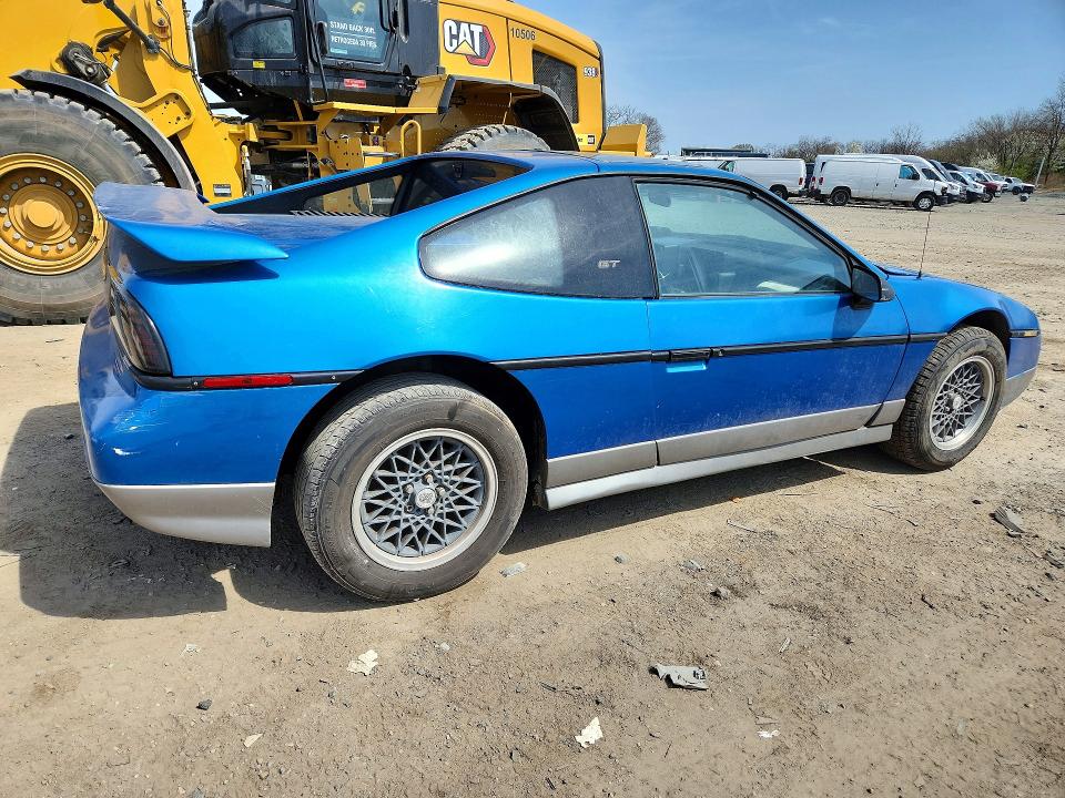 1987 Pontiac Fiero მანქანა იყიდება აუქციონზე, vin: 1G2PG1193HP231186, აუქციონის ნომერი: 47724116