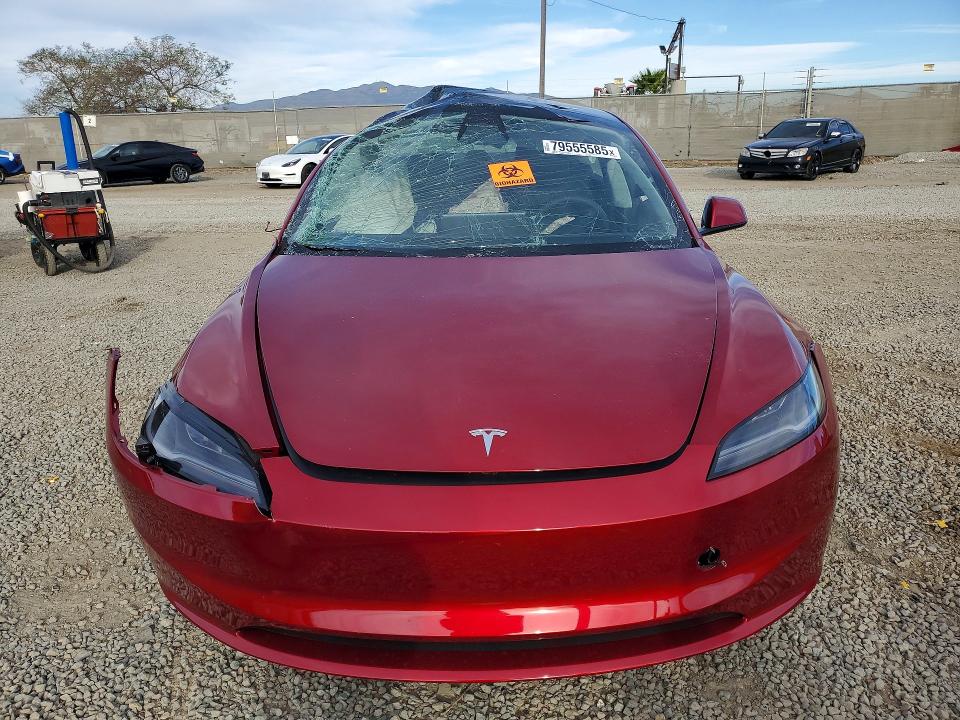2025 Tesla Model 3 მანქანა იყიდება აუქციონზე, vin: 5YJ3E1EA7SF026542, აუქციონის ნომერი: 79555585