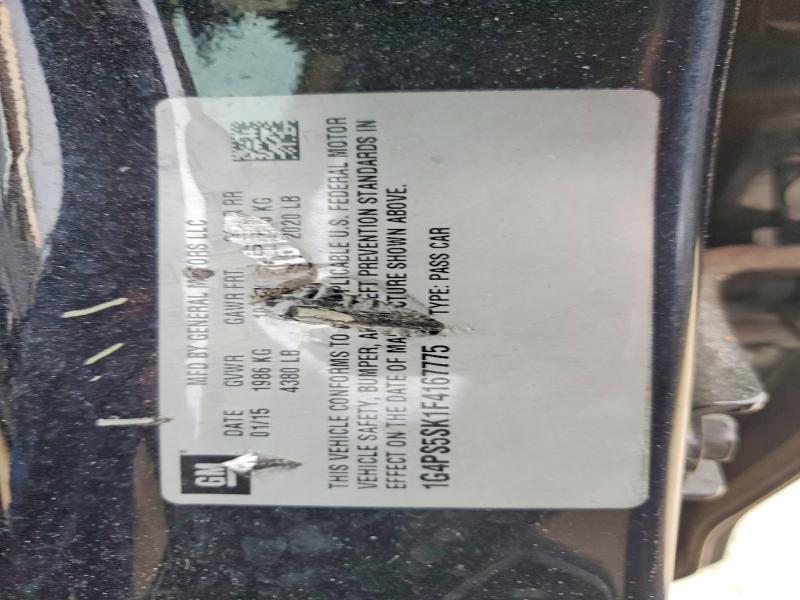 2015 Buick Verano მანქანა იყიდება აუქციონზე, vin: 1G4PS5SK1F4167775, აუქციონის ნომერი: 46289986