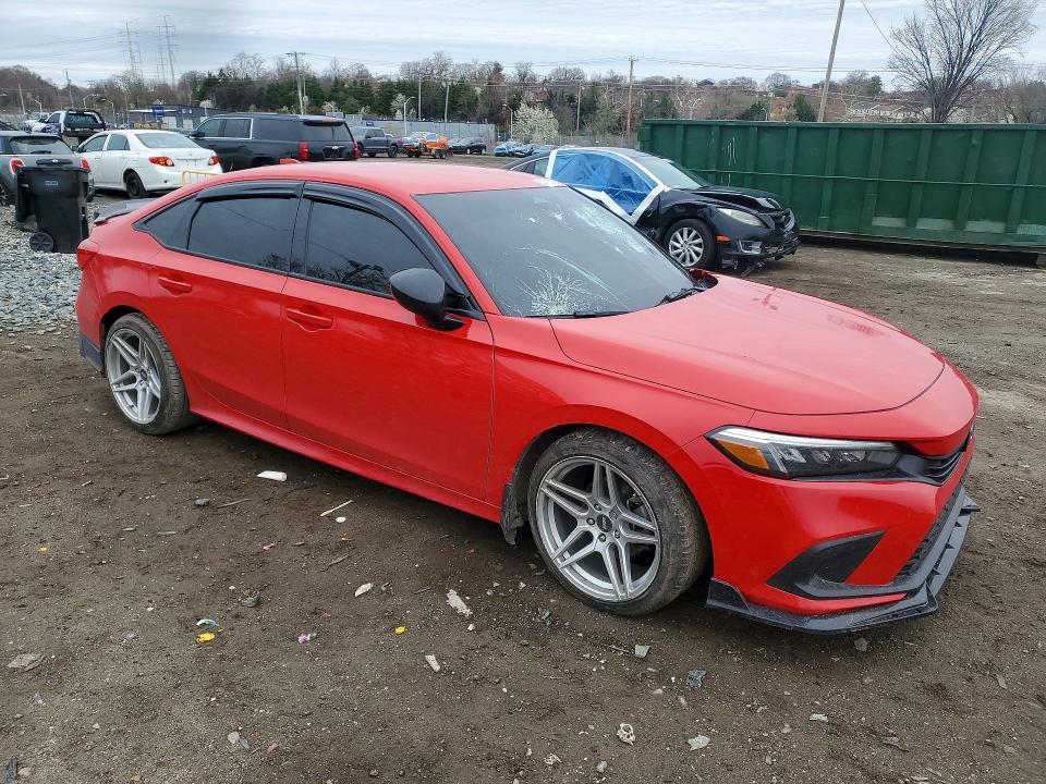 2022 Honda Civic მანქანა იყიდება აუქციონზე, vin: 2HGFE2F56NH554268, აუქციონის ნომერი: 47736096