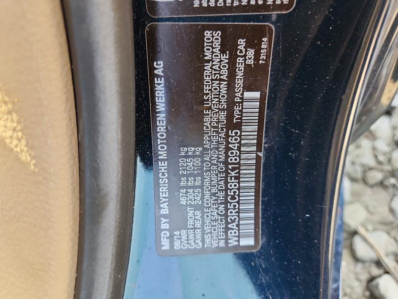 Продажа на аукционе авто 2015 Bmw 435, vin: WBA3R5C58FK189465, номер лота: 45532586