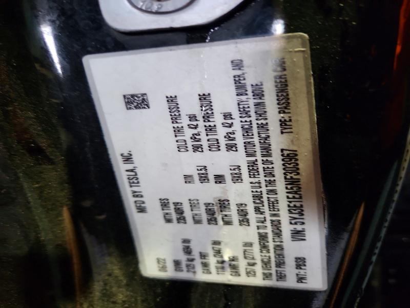 Продажа на аукционе авто 2022 Tesla Model 3, vin: 5YJ3E1EA5NF303967, номер лота: 46677016