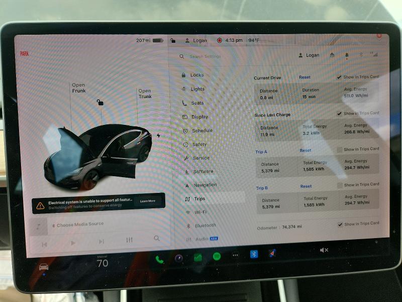 Продажа на аукционе авто 2019 Tesla Model 3, vin: 5YJ3E1EA2KF313416, номер лота: 77167015