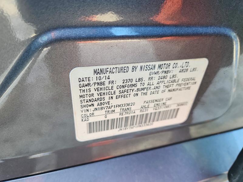 Продажа на аукционе авто 2015 Infiniti Q50, vin: JN1BV7AP1FM333620, номер лота: 46668286