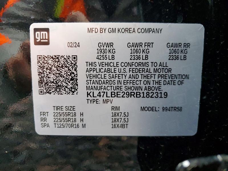 Продаж на аукціоні авто 2024 Buick Envista, vin: KL47LBE29RB182319, номер лоту: 47829126