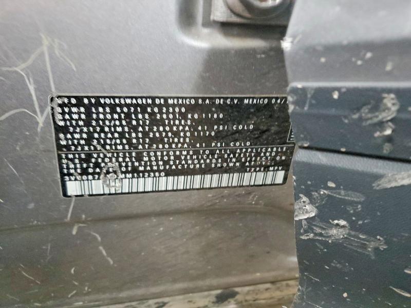 47217436 :رقم المزاد ، 3VV0B7AX0MM112350 vin ، 2021 Volkswagen Tiguan مزاد بيع