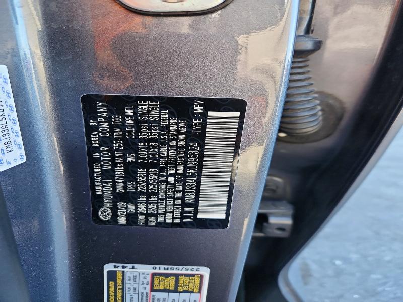 46611416 :رقم المزاد ، KM8J33AL5KU995324 vin ، 2019 Hyundai Tucson مزاد بيع