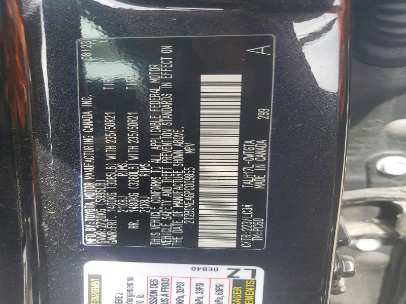 Aukcja sprzedaży 2023 Lexus Rx 500h, vin: 2T2BCMEA6PC009855, numer aukcji: 46995236