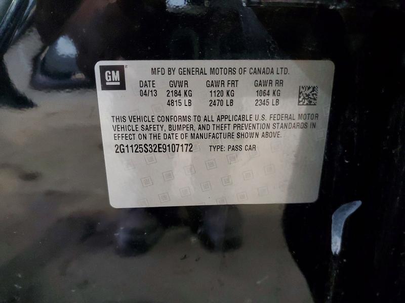 Продажа на аукционе авто 2014 Chevrolet Impala, vin: 2G1125S32E9107172, номер лота: 46619596