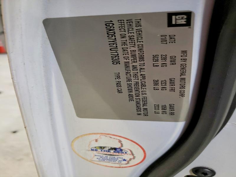 Продажа на аукционе авто 2007 Cadillac Dts, vin: 1G6KD57Y67U176305, номер лота: 46013796
