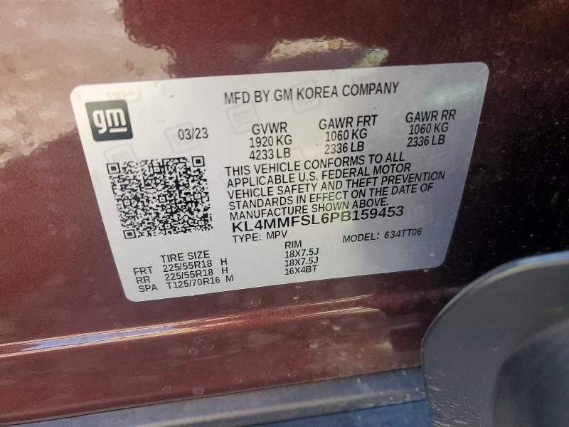 Aukcja sprzedaży 2023 Buick Encore, vin: KL4MMFSL6PB159453, numer aukcji: 41978876
