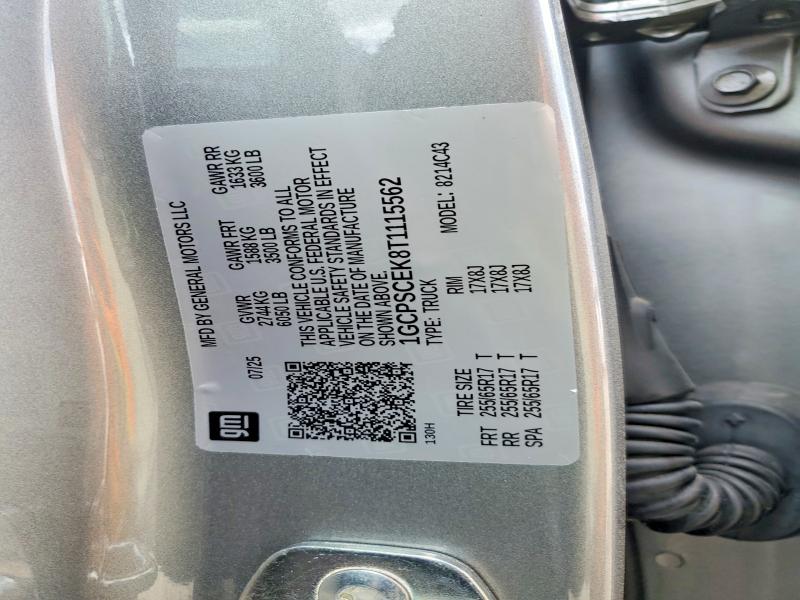 Продажа на аукционе авто 2026 Chevrolet Colorado, vin: 1GCPSCEK8T1115562, номер лота: 41814146